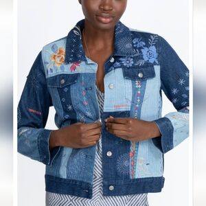 TARYN PATCHWORK DENIM JACKET